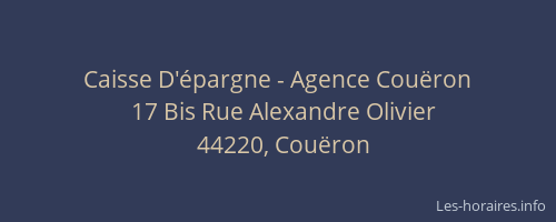 Caisse D'épargne - Agence Couëron