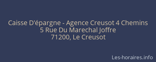 Caisse D'épargne - Agence Creusot 4 Chemins