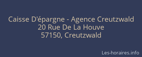Caisse D'épargne - Agence Creutzwald
