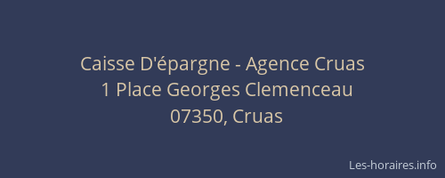 Caisse D'épargne - Agence Cruas