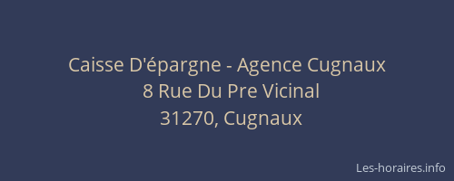 Caisse D'épargne - Agence Cugnaux