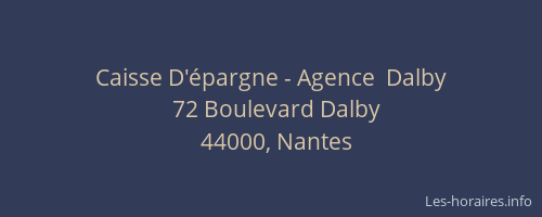 Caisse D'épargne - Agence  Dalby