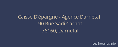 Caisse D'épargne - Agence Darnétal