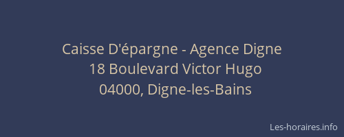 Caisse D'épargne - Agence Digne