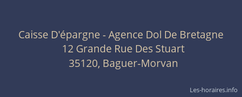 Caisse D'épargne - Agence Dol De Bretagne