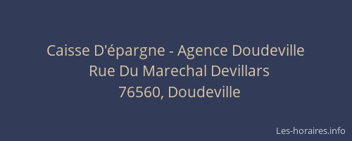 Caisse D'épargne - Agence Doudeville