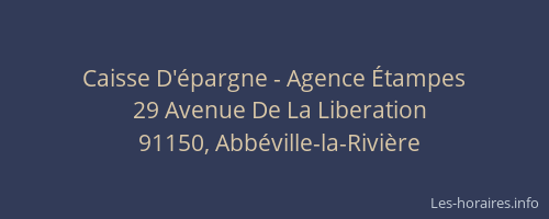 Caisse D'épargne - Agence Étampes