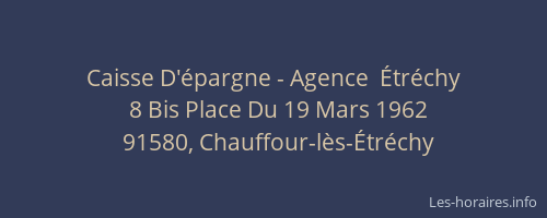 Caisse D'épargne - Agence  Étréchy