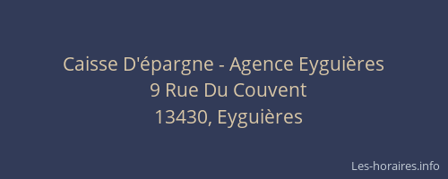 Caisse D'épargne - Agence Eyguières