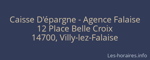 Caisse D'épargne - Agence Falaise