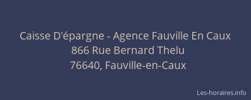 Caisse D'épargne - Agence Fauville En Caux