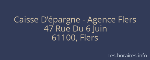 Caisse D'épargne - Agence Flers
