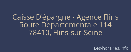 Caisse D'épargne - Agence Flins