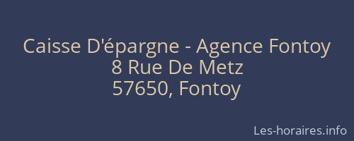 Caisse D'épargne - Agence Fontoy