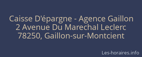 Caisse D'épargne - Agence Gaillon