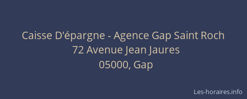 Caisse D'épargne - Agence Gap Saint Roch