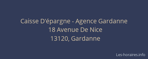 Caisse D'épargne - Agence Gardanne