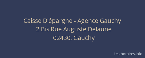 Caisse D'épargne - Agence Gauchy