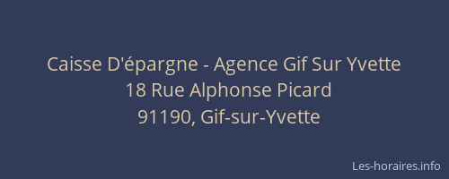 Caisse D'épargne - Agence Gif Sur Yvette