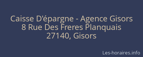 Caisse D'épargne - Agence Gisors