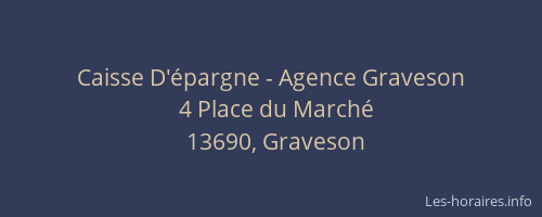 Caisse D'épargne - Agence Graveson