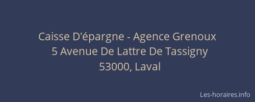 Caisse D'épargne - Agence Grenoux