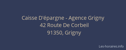 Caisse D'épargne - Agence Grigny