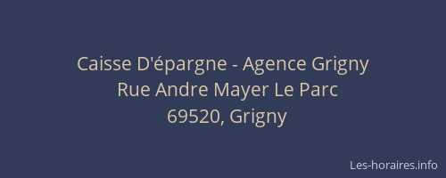 Caisse D'épargne - Agence Grigny