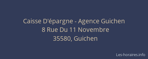 Caisse D'épargne - Agence Guichen