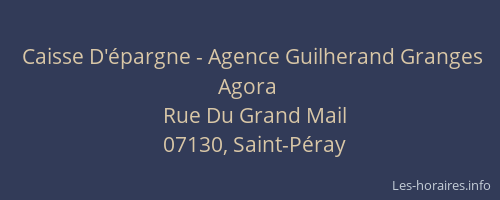 Caisse D'épargne - Agence Guilherand Granges Agora