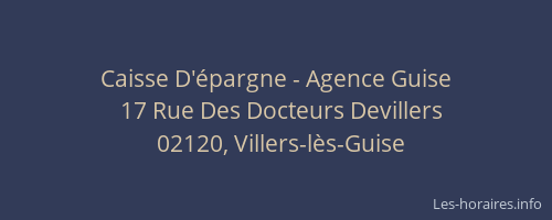 Caisse D'épargne - Agence Guise