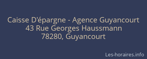 Caisse D'épargne - Agence Guyancourt