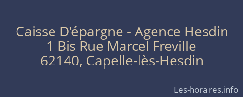 Caisse D'épargne - Agence Hesdin