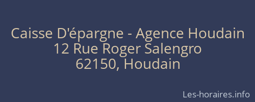 Caisse D'épargne - Agence Houdain