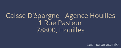 Caisse D'épargne - Agence Houilles