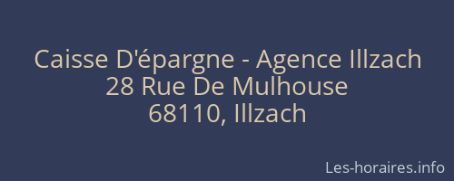 Caisse D'épargne - Agence Illzach