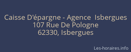 Caisse D'épargne - Agence  Isbergues