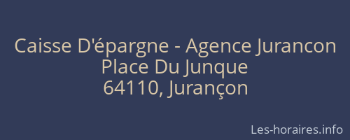 Caisse D'épargne - Agence Jurancon