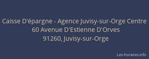 Caisse D'épargne - Agence Juvisy-sur-Orge Centre