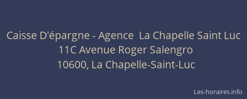Caisse D'épargne - Agence  La Chapelle Saint Luc