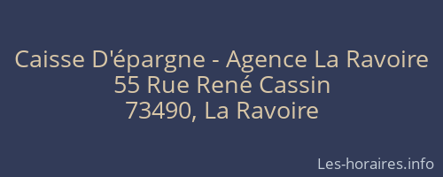 Caisse D'épargne - Agence La Ravoire