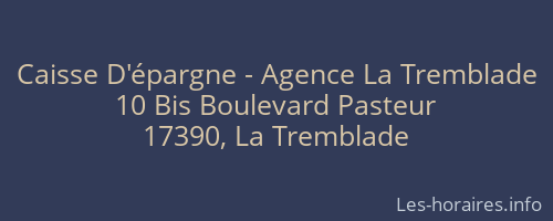 Caisse D'épargne - Agence La Tremblade