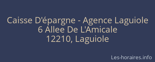 Caisse D'épargne - Agence Laguiole