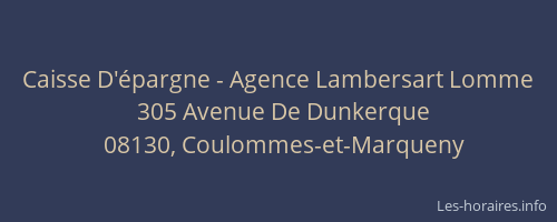Caisse D'épargne - Agence Lambersart Lomme