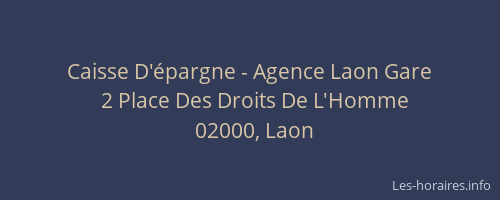 Caisse D'épargne - Agence Laon Gare