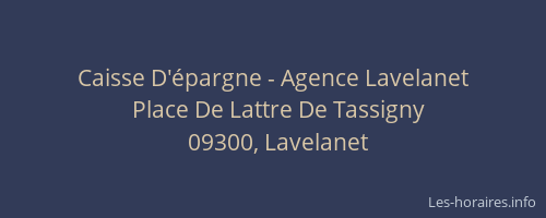 Caisse D'épargne - Agence Lavelanet