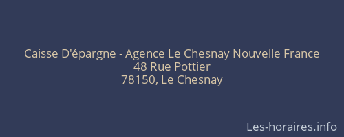 Caisse D'épargne - Agence Le Chesnay Nouvelle France