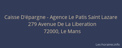 Caisse D'épargne - Agence Le Patis Saint Lazare