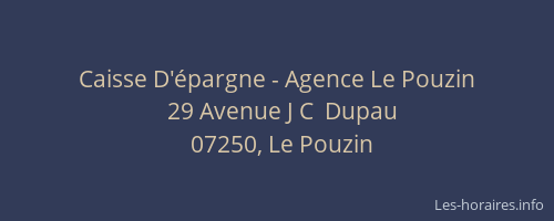 Caisse D'épargne - Agence Le Pouzin