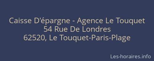 Caisse D'épargne - Agence Le Touquet